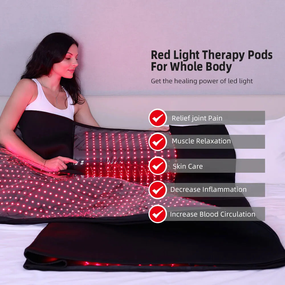 RD2000 Patent Design Full Body 660nm 850nm Red Light Therapy Pod